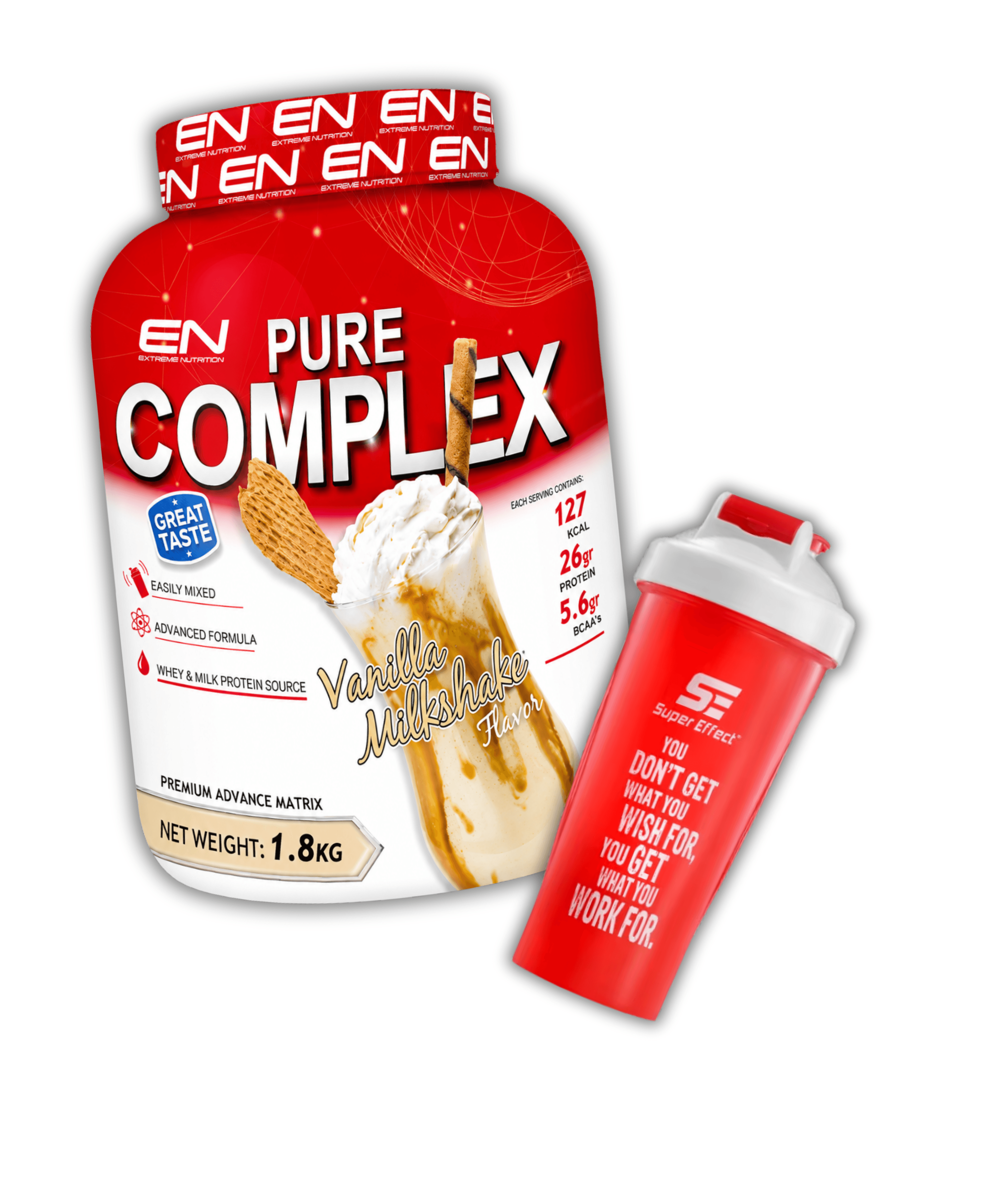 Extereme Nutrition | באנדל חלבון + שייקר